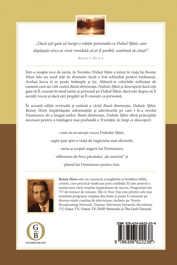 Coperta verso - Bună dimineaţa, Duhule Sfânt