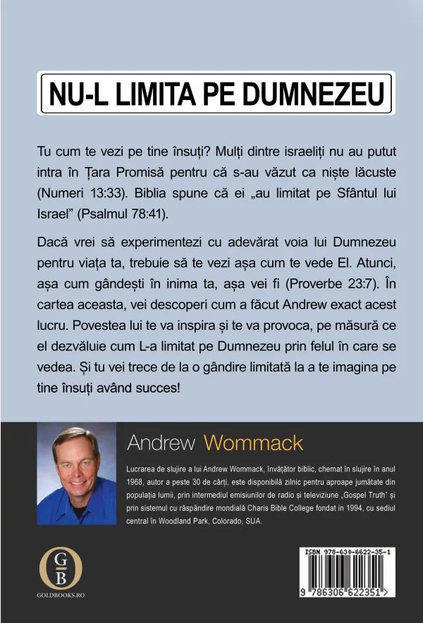 Coperta verso - Nu-l limita pe Dumnezeu