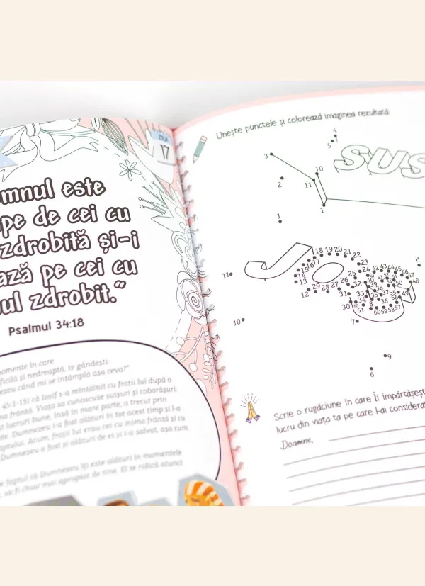 Coperta verso - Jurnal biblic creativ – Ediție pentru fete