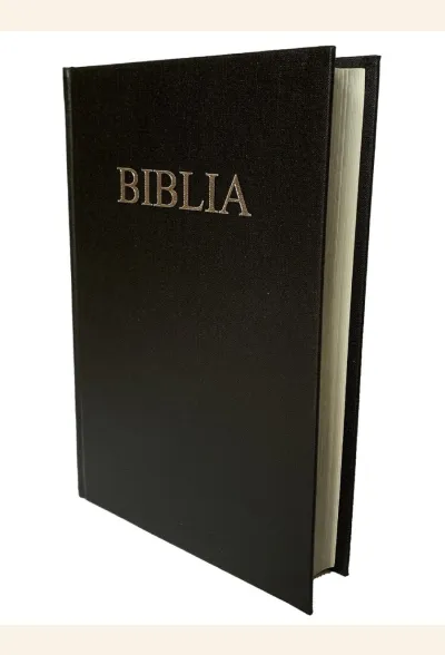 Biblia Cornilescu 088 CT, foarte mare, cu trimiteri, copertă cartonată neagră