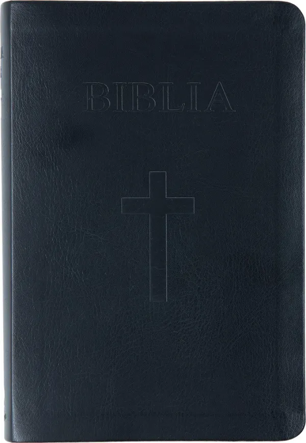 Biblia NTR, medie, standard, piele ecologică neagră