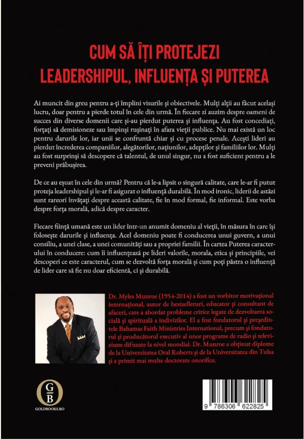 Coperta verso - Puterea caracterului în leadership - eBook