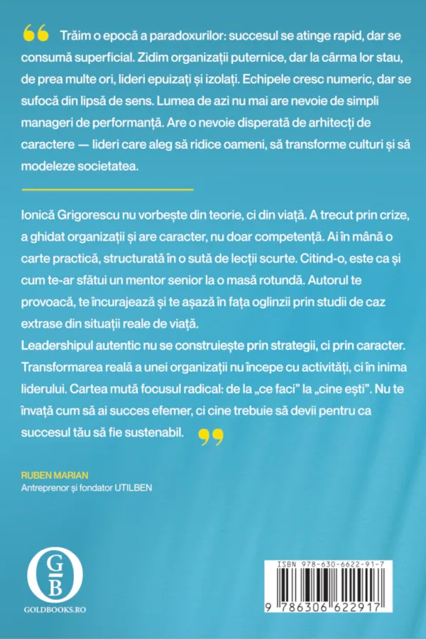 Coperta verso - Leadership zilnic