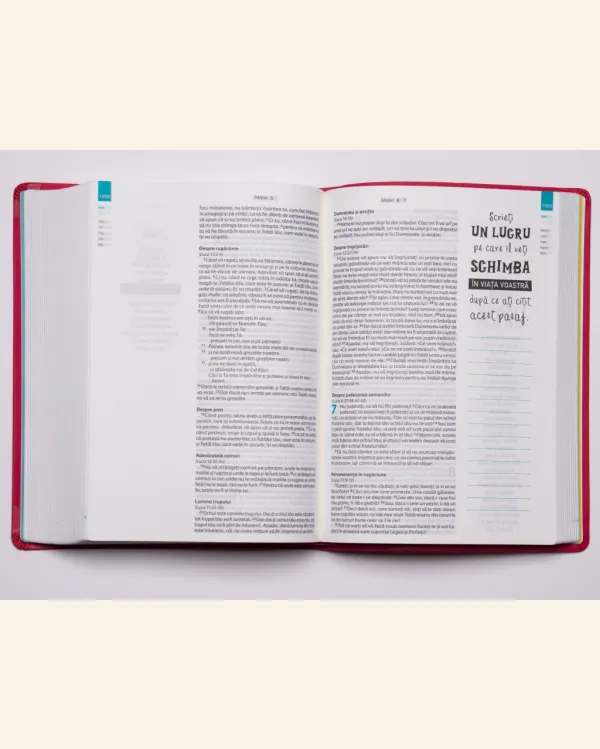 Coperta verso - Biblia interactivă – roz