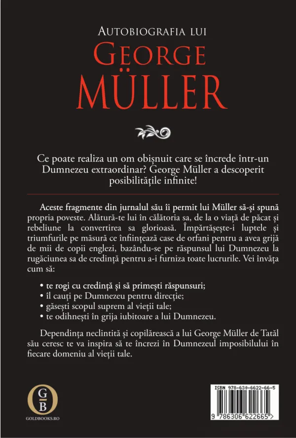 Coperta verso - Autobiografia lui George Müller