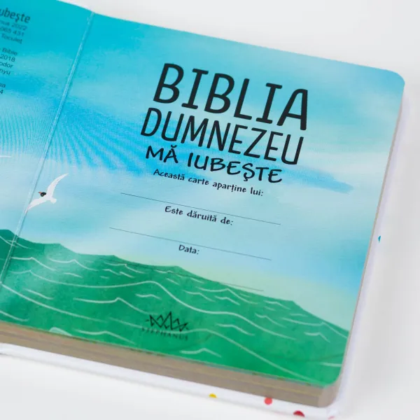 Coperta verso - Biblia Dumnezeu mă iubește