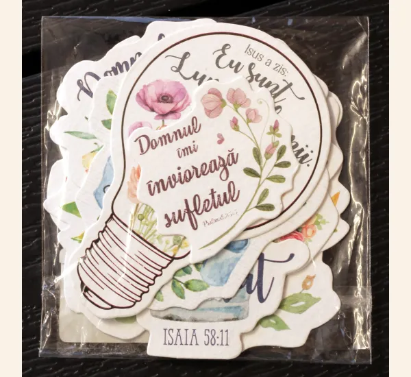Coperta verso - Set 7 semne de carte: Eu sunt Lumina lumii