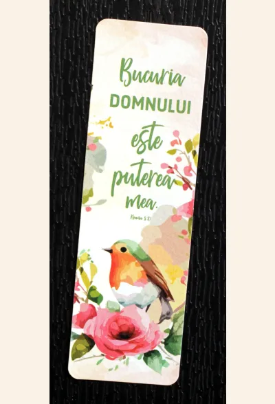 Semn de carte: Bucuria Domnului este puterea mea