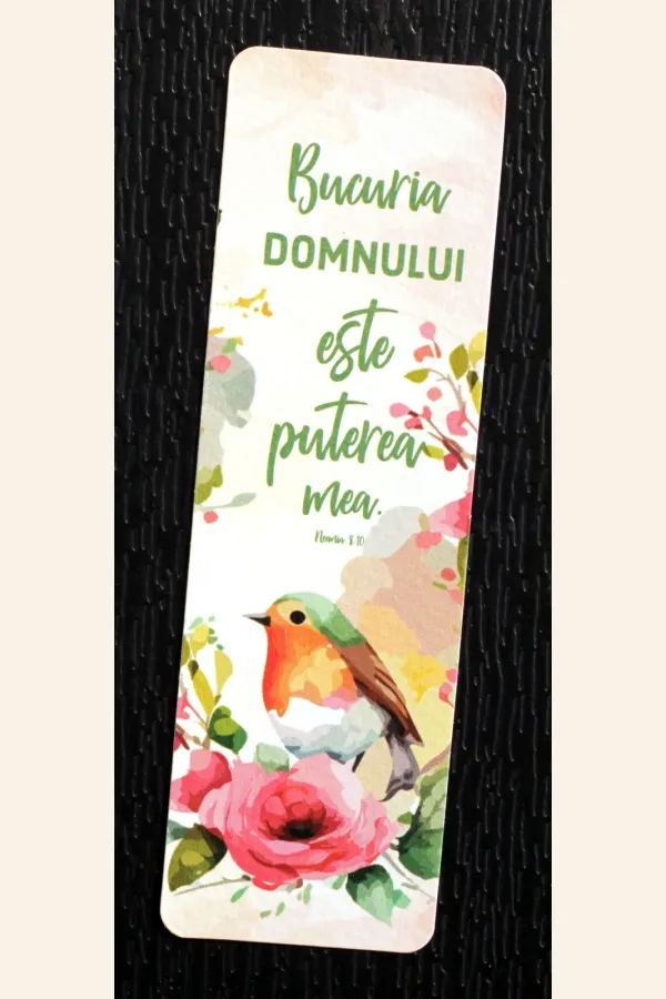 Semn de carte: Bucuria Domnului este puterea mea