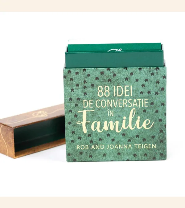 Coperta verso - 88 de idei de conversație în familie – cutie cu carduri