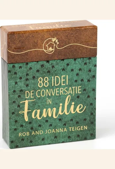 88 de idei de conversație în familie – cutie cu carduri