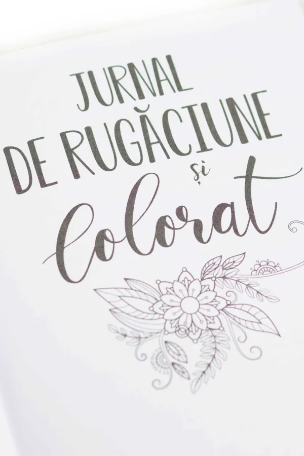 Coperta verso - Jurnal de rugăciune și colorat