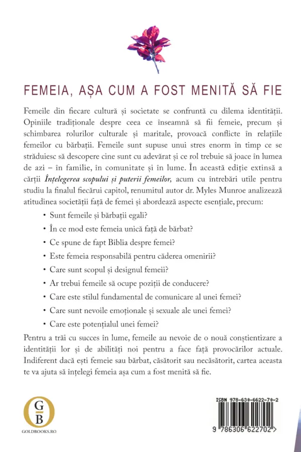 Coperta verso - Înțelegerea scopului și puterii femeilor
