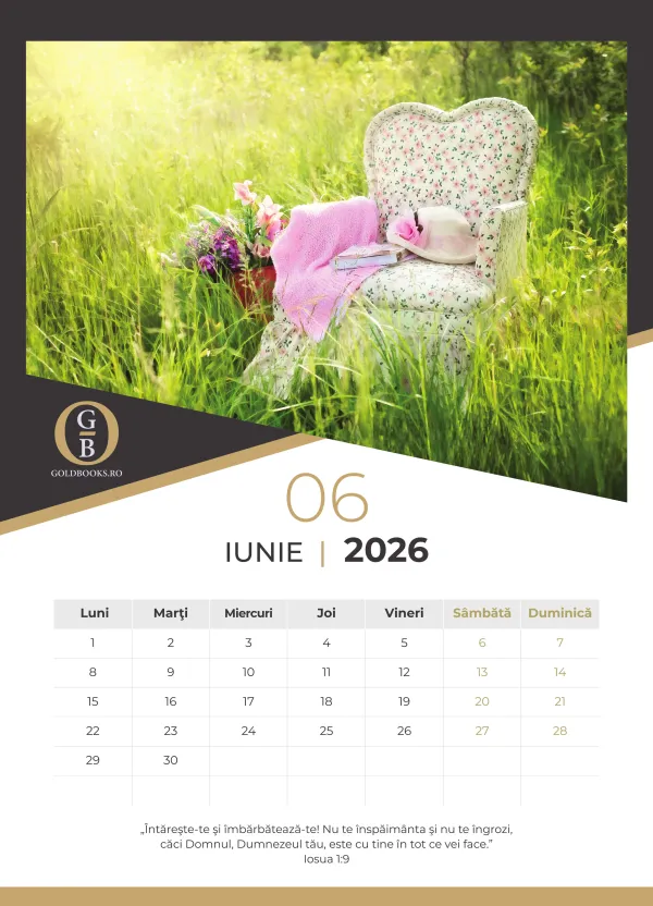 Coperta verso - Calendar A3 GoldBooks