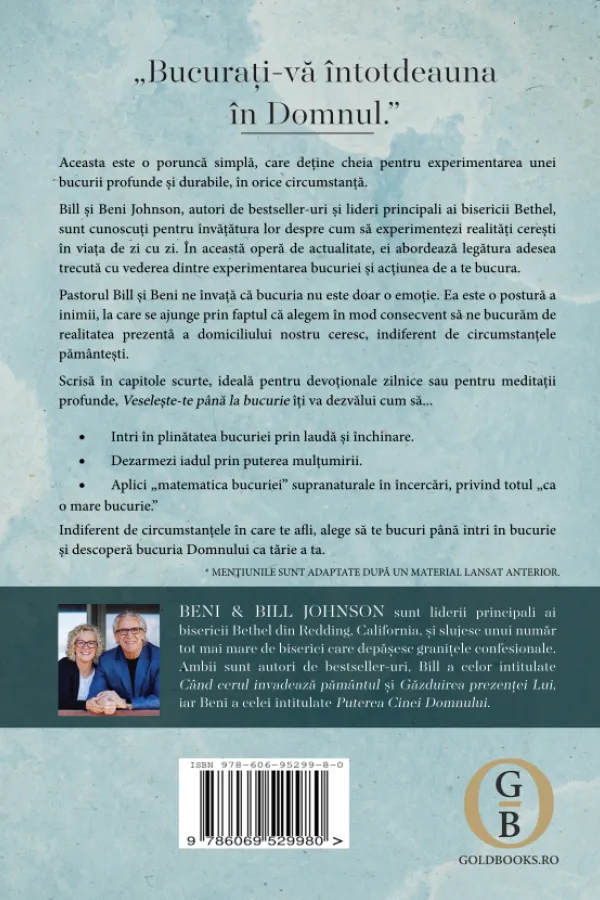 Coperta verso - Veseleste-te pana la bucurie