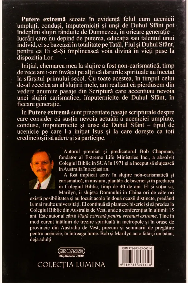 Coperta verso - Putere Extrema