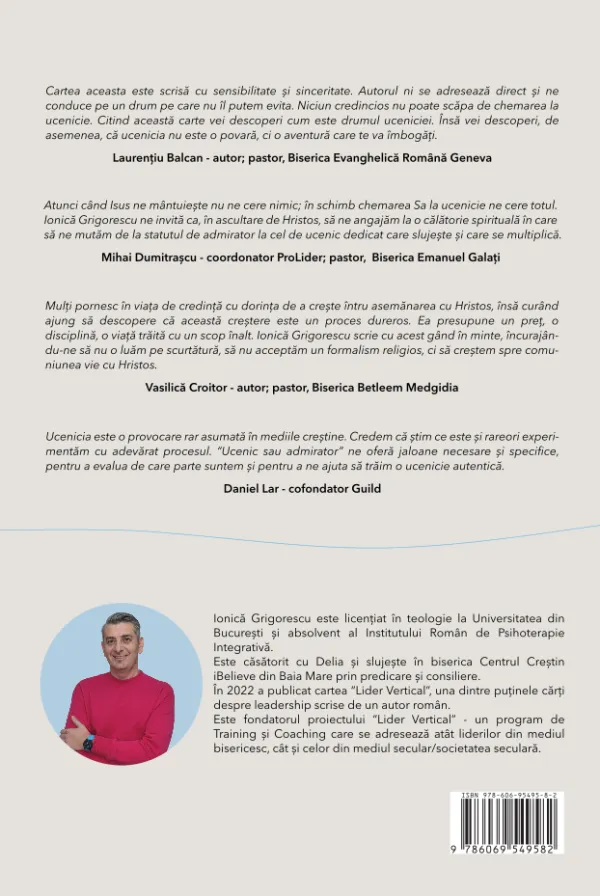 Coperta verso - Ucenic sau Admirator