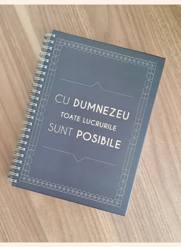 Coperta verso - Jurnal - cu Dumnezeu toate lucrurile sunt posibile