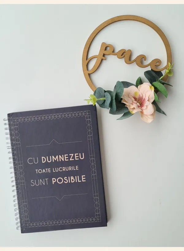 Coperta verso - Jurnal - cu Dumnezeu toate lucrurile sunt posibile
