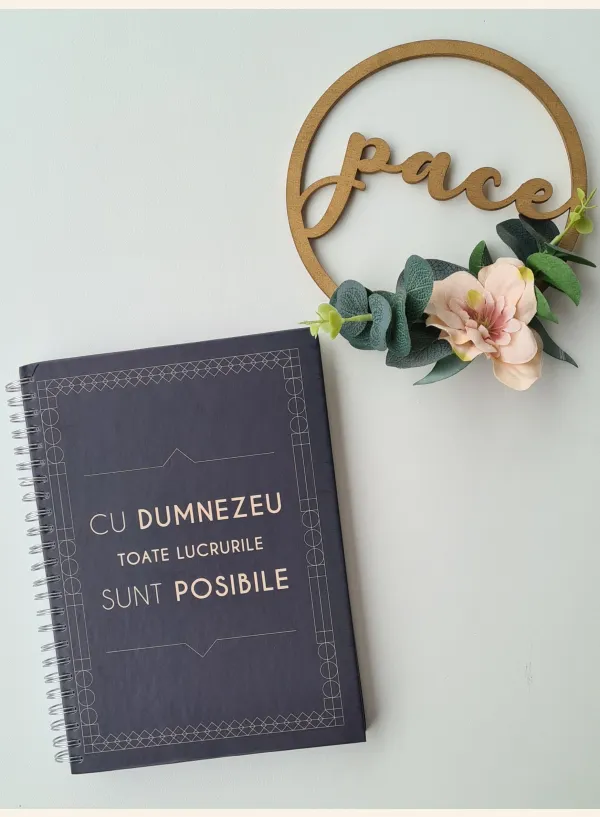 Coperta verso - Jurnal - cu Dumnezeu toate lucrurile sunt posibile
