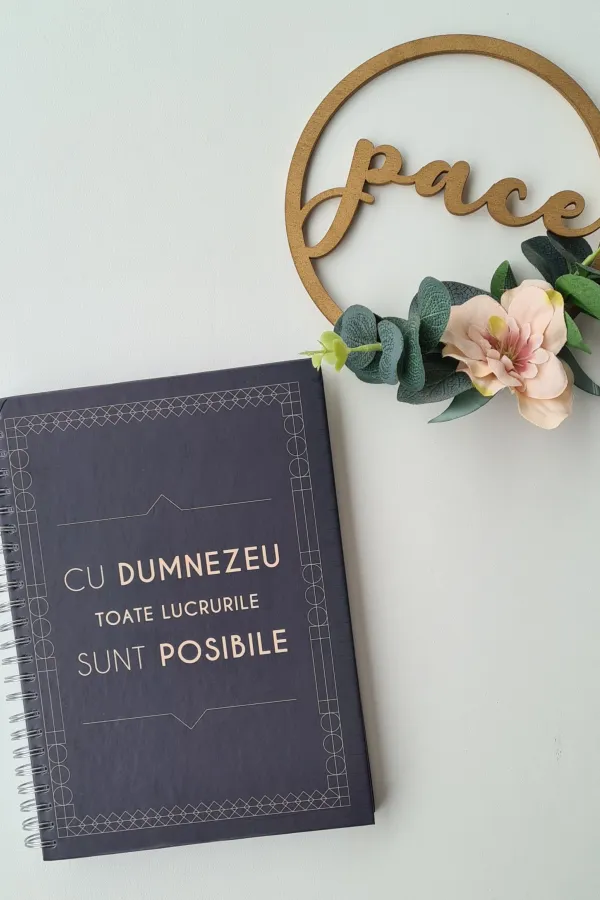 Coperta verso - Jurnal - cu Dumnezeu toate lucrurile sunt posibile