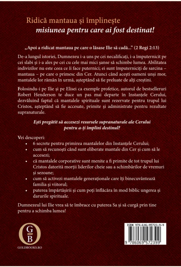 Coperta verso - Primind mantale din Instantele Cerului