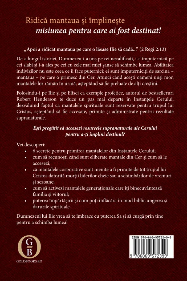Coperta verso - Primind mantale din Instantele Cerului