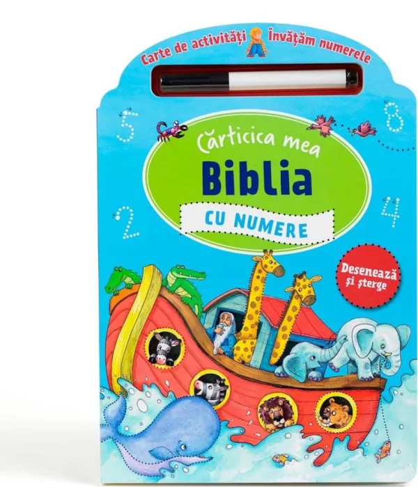 Biblia cu numere. Desenează și șterge (seria Cărticica mea)