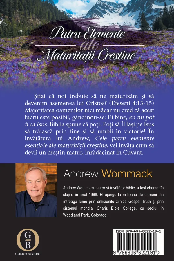 Coperta verso - Prezentarea celor patru elemente esențiale ale maturității creștine