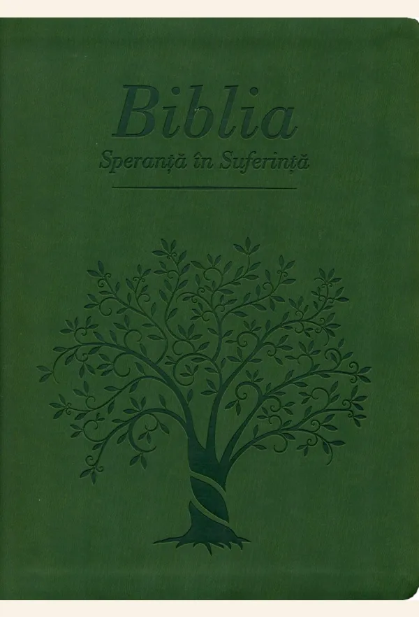 Biblia - Speranţă în suferinţă – copertă verde închis