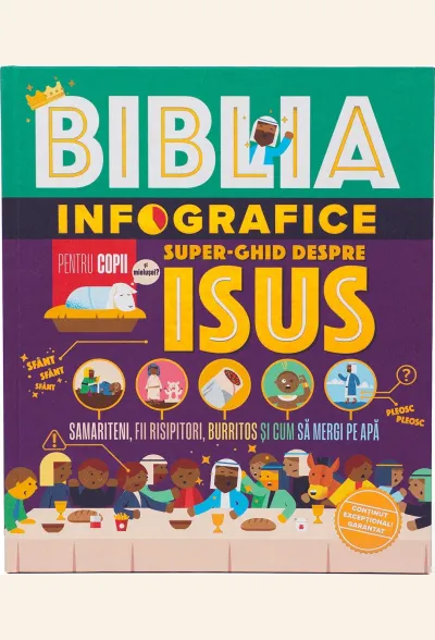 Biblia infografice pentru copii, vol. 2. Super-ghid despre Isus
