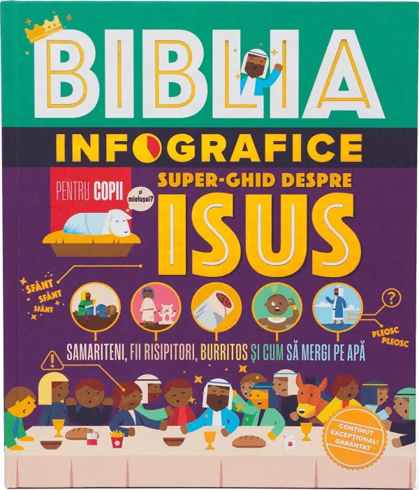 Biblia infografice pentru copii, vol. 2. Super-ghid despre Isus