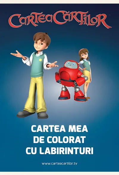 Cartea mea de colorat cu labirinturi (Cartea Cărților)