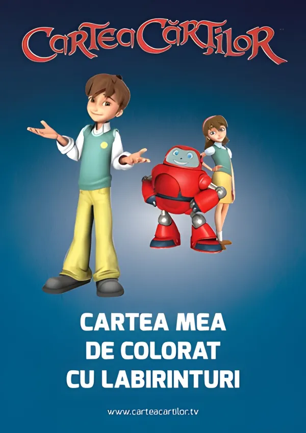 Cartea mea de colorat cu labirinturi (Cartea Cărților)