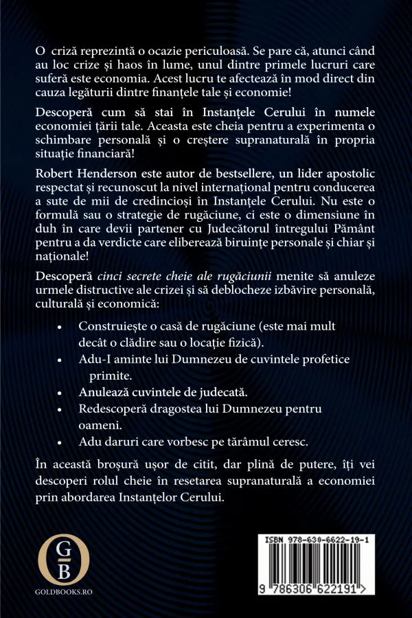 Coperta verso - Resetarea economiilor din instanţele cerului